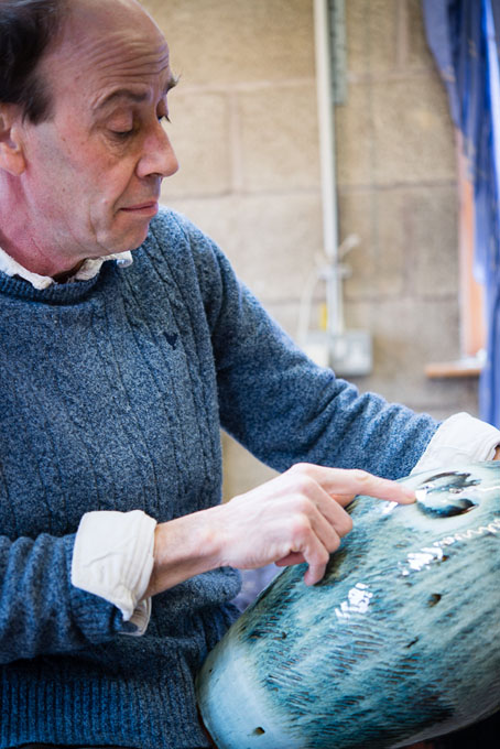 William Plumbtre in his studio 2016